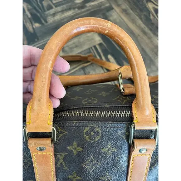 Louis Vuitton Keepal Bandouliere 45 Travel Bag Authentic Monogrammed Mobwife - Picture 7 of 16